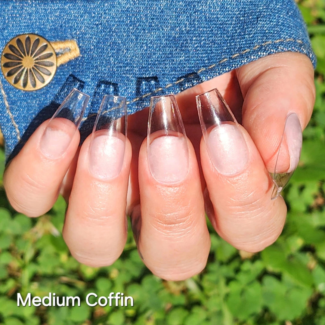 Coffin Shape Soft Gelly Tips - Sundara Nails