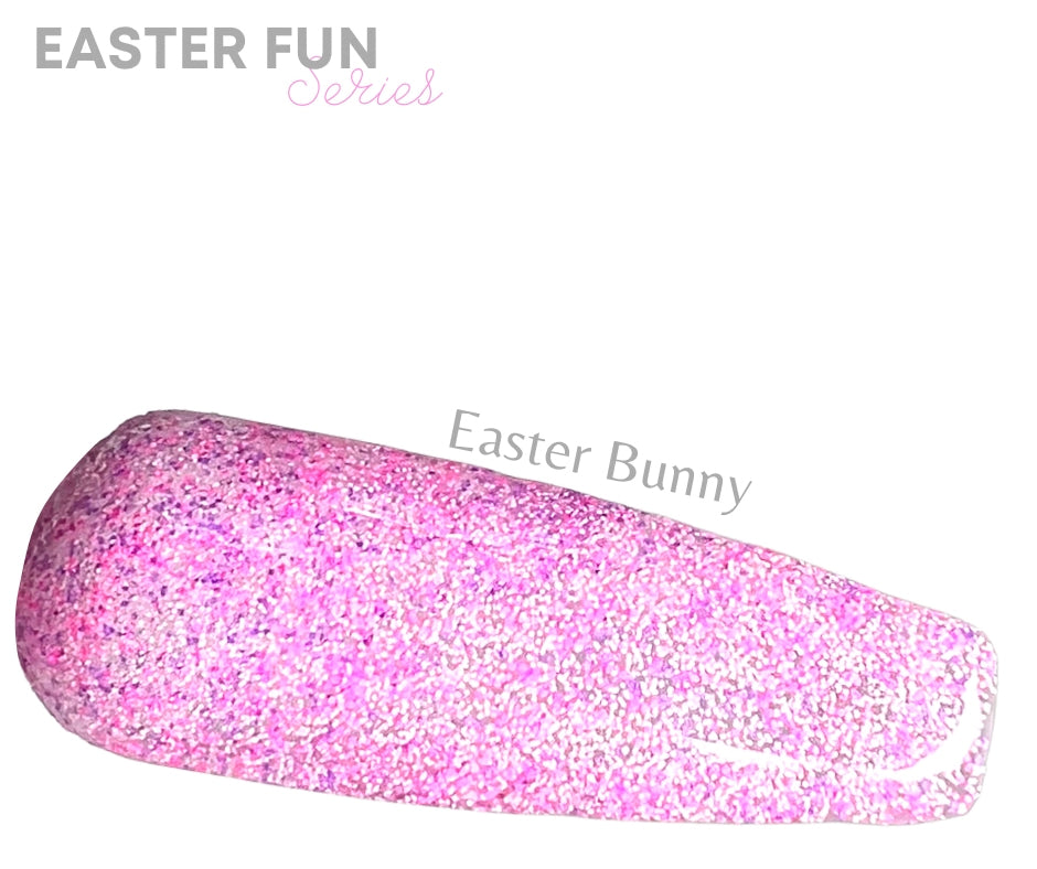 Easter Bunny- Acrylic+Dip powder - Sundara Nails