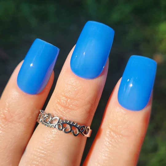 Blue Moon Glow- Glow Gel Polish - Sundara Nails