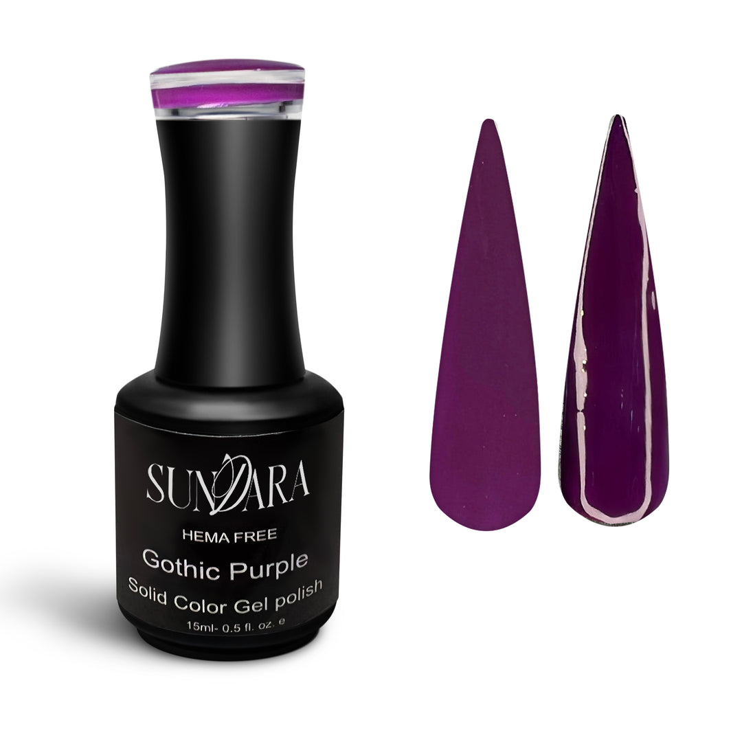 Gothic Purple- Solid gel polish