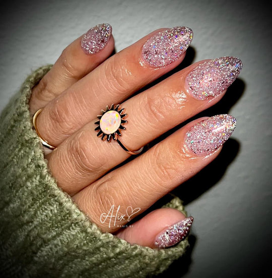 Peach Sparkle (Holographic Gel Glitter)