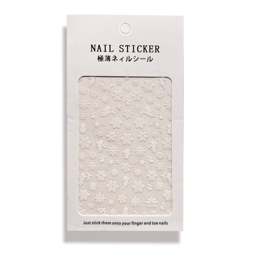 Snowflake and Angel stickers