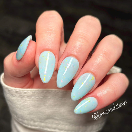 Light Blue Sugar  Rubber Base Coat (Hema Free)