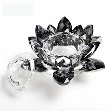 Crystal Lotus Flower Dappen Dish- Black - Sundara Nails