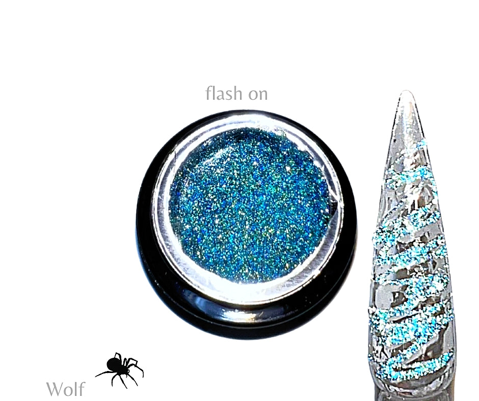 Wolf- Reflective Spider Gel - Sundara Nails