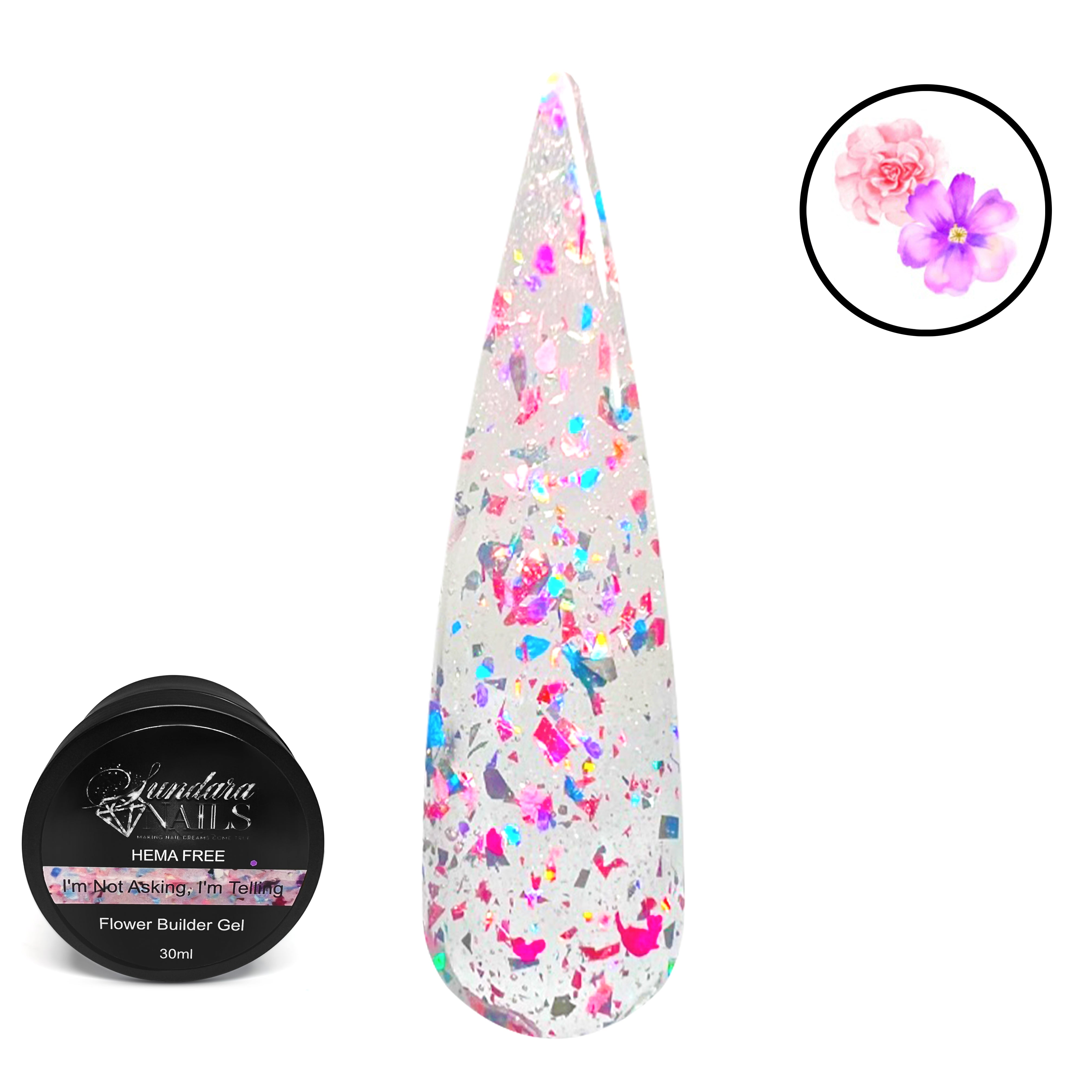 I'm not asking, I'm telling- Flower builder Gel in a pot - Sundara Nails