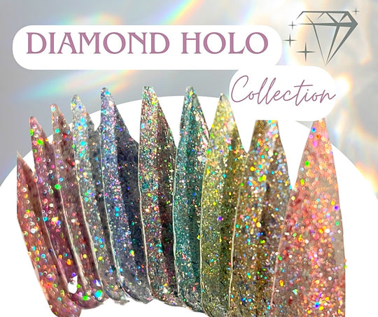 Diamond Holo Gel Polish Collection (10 colors)