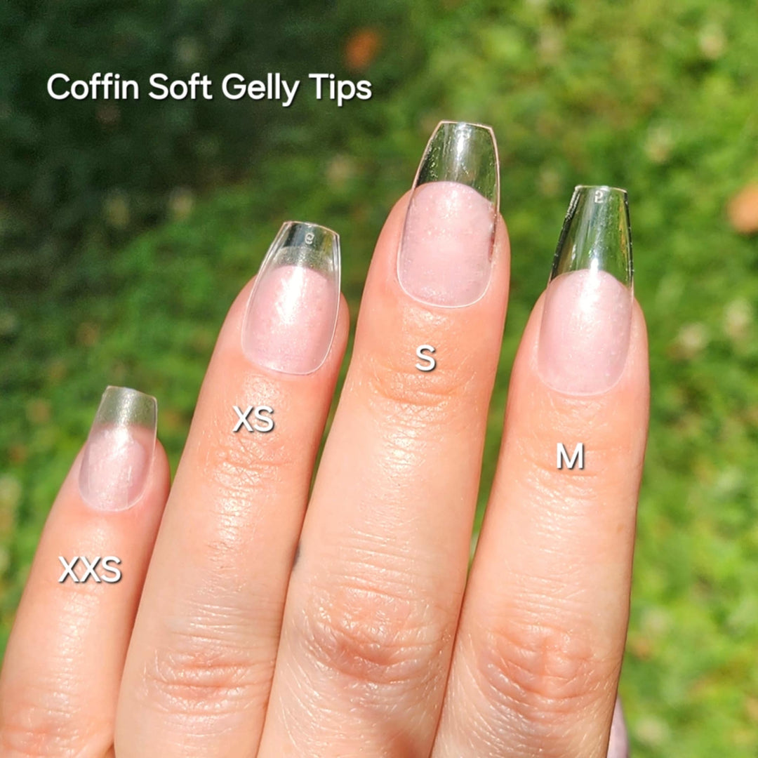 Coffin Shape Soft Gelly Tips - Sundara Nails