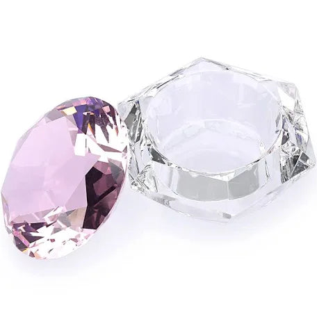 Glass Crystal Dappen Dish - Sundara Nails