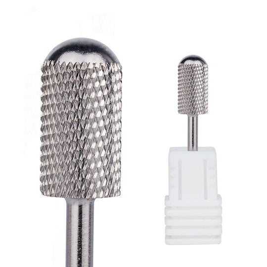 Smooth Round Top Large Barrel Safety Carbide Nail Drill Bit - Sundara Nails