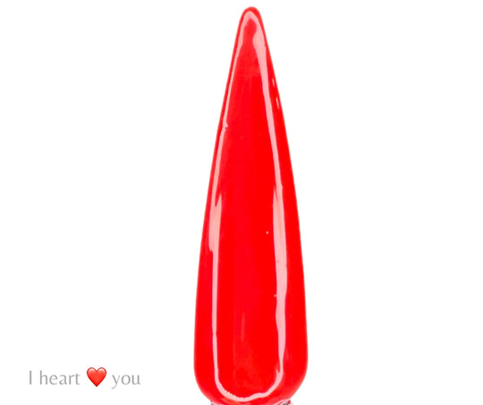 I ❤️ You (Neon Pudding gel) - Sundara Nails