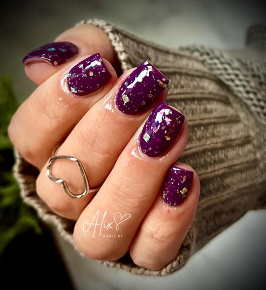 Purple Laser Non-Wipe Top Coat (Hema Free) - Sundara Nails