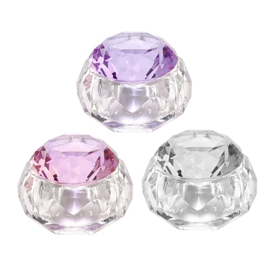 Glass Crystal Dappen Dish - Sundara Nails