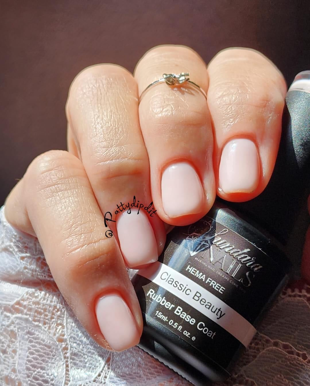 Classic beauty- Color Rubber Base Coat (Hema Free) - Sundara Nails