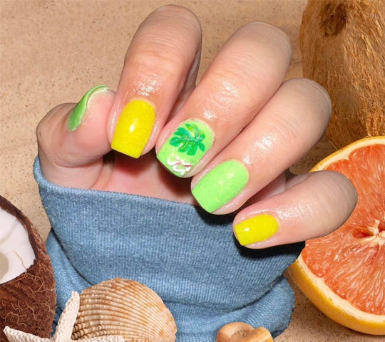Glow Stick- Glow Acrylic + Dip - Sundara Nails