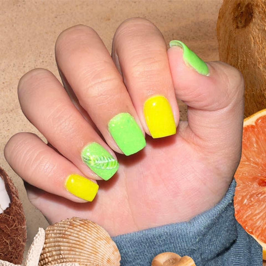 Glow Stick- Glow Acrylic + Dip - Sundara Nails