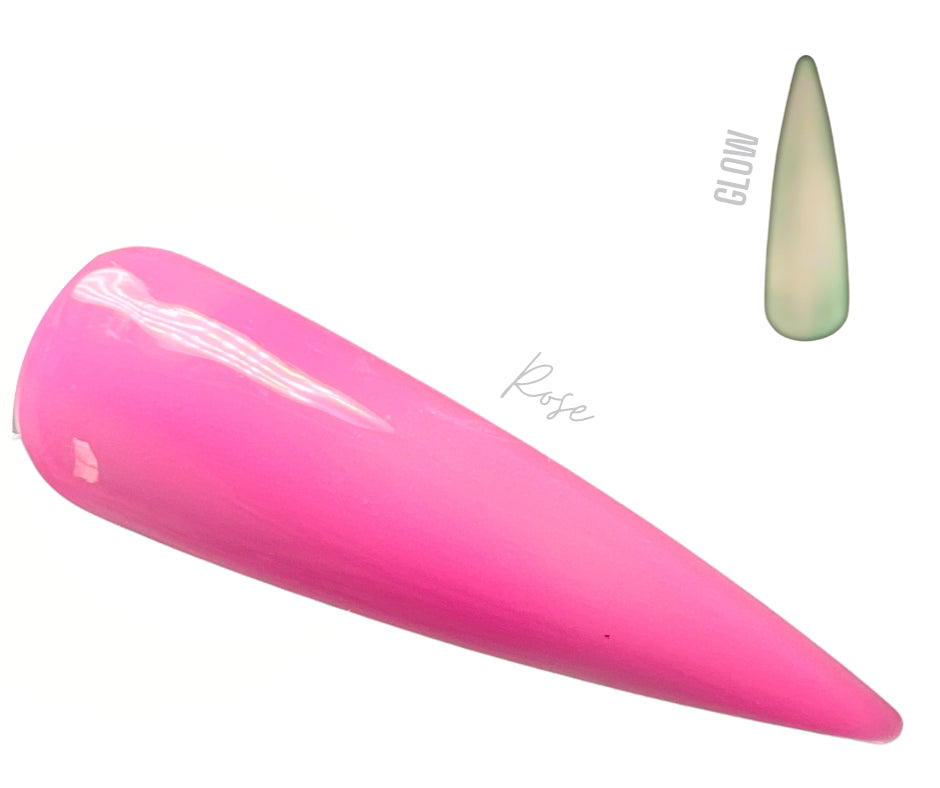 Rose- Glow in Dark Builder Gel - Sundara Nails