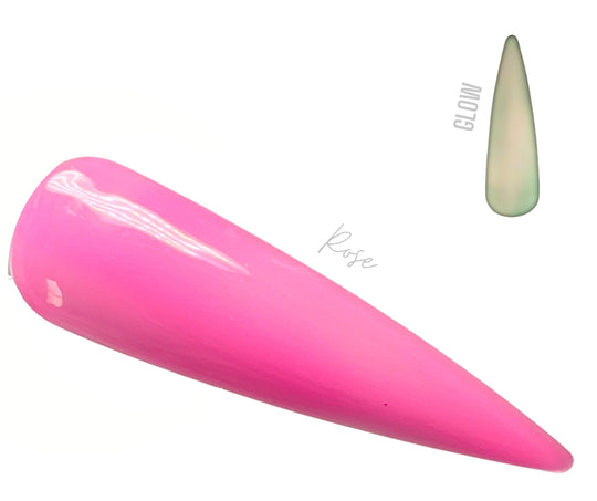 Rose- Glow in Dark Builder Gel - Sundara Nails