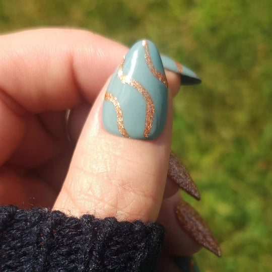 Pumpkin Glitz- Gel Liner - Sundara Nails
