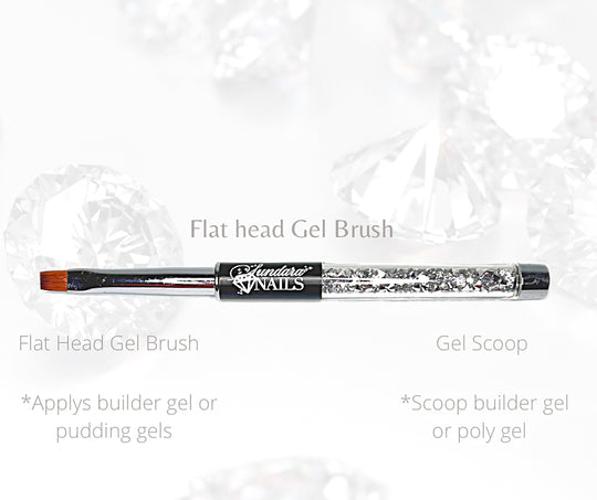 Flat Head Nail Gel Brush - Sundara Nails