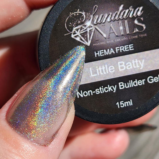 Little Batty- Non Sticky Builder Gel in a Pot (15ml)