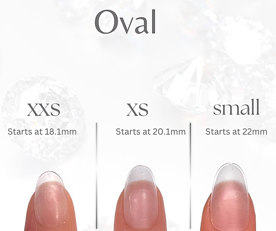 Oval Shapes Soft Gelly Tips