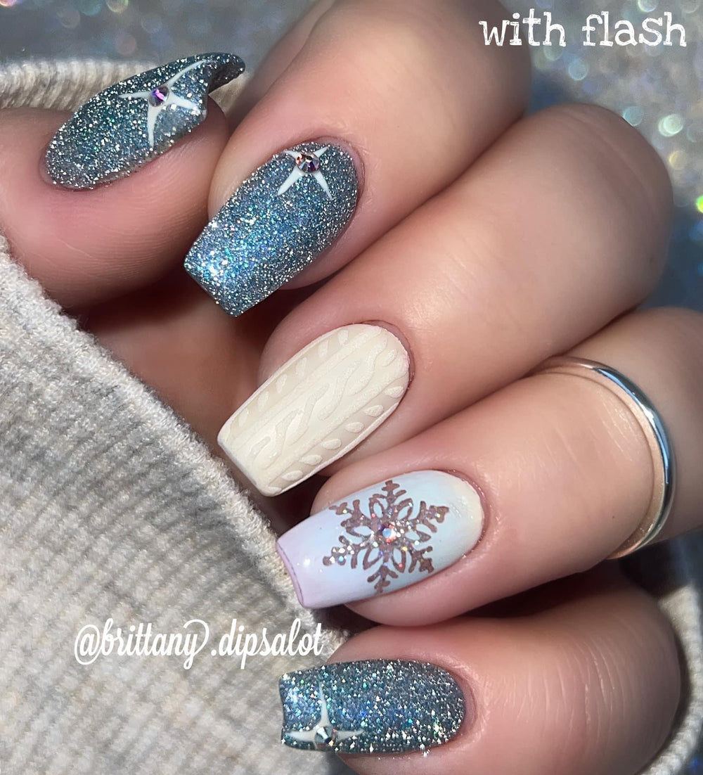 Ivory fall is an off-white gel polish