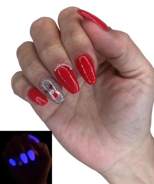 Glow red