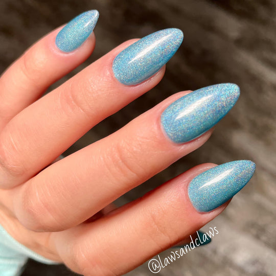 Aqua- Holographic Gel Glitter - Sundara Nails