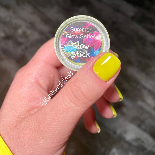 Glow Stick- Glow Acrylic + Dip - Sundara Nails
