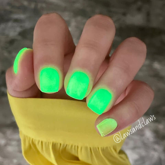Glow Stick- Glow Acrylic + Dip - Sundara Nails