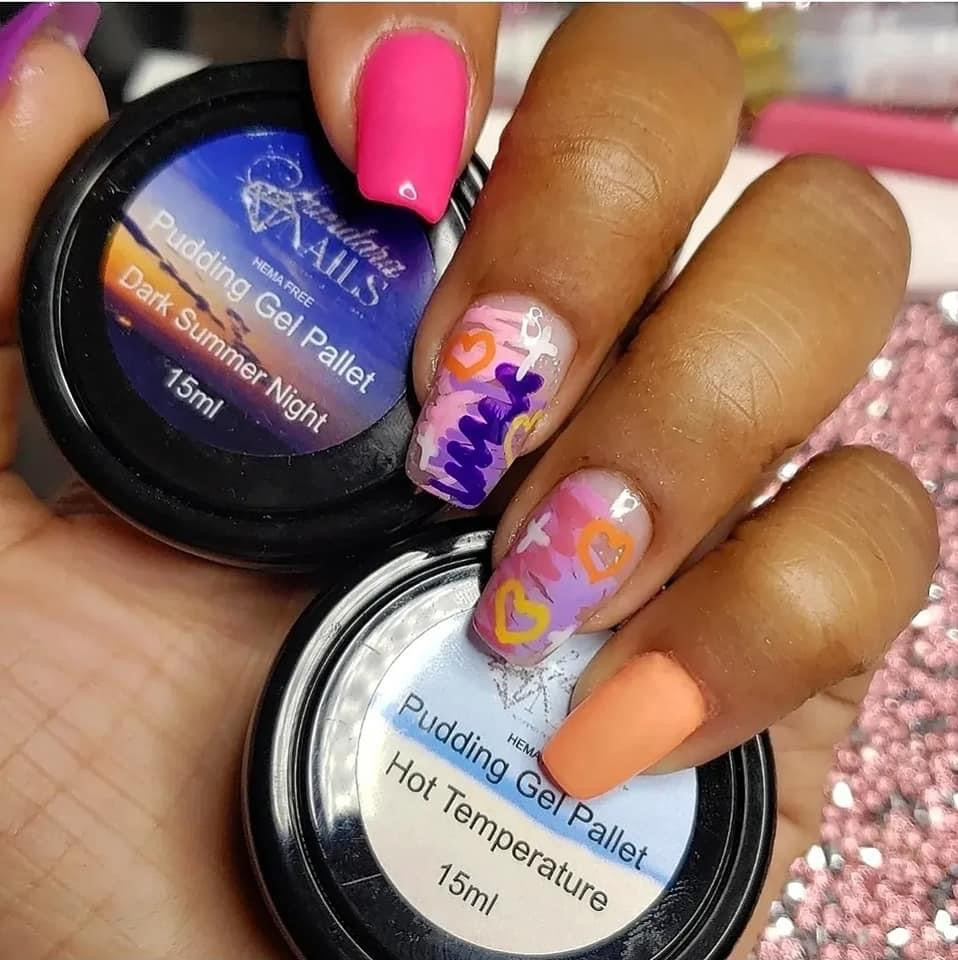 Hot Temperature (Pudding Gel 3 in 1 Pallet) - Sundara Nails
