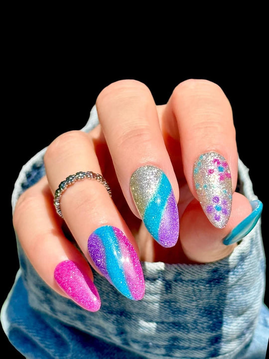 Neon Dream Reflective Gel Polish Collection- 10 Colors - Sundara Nails
