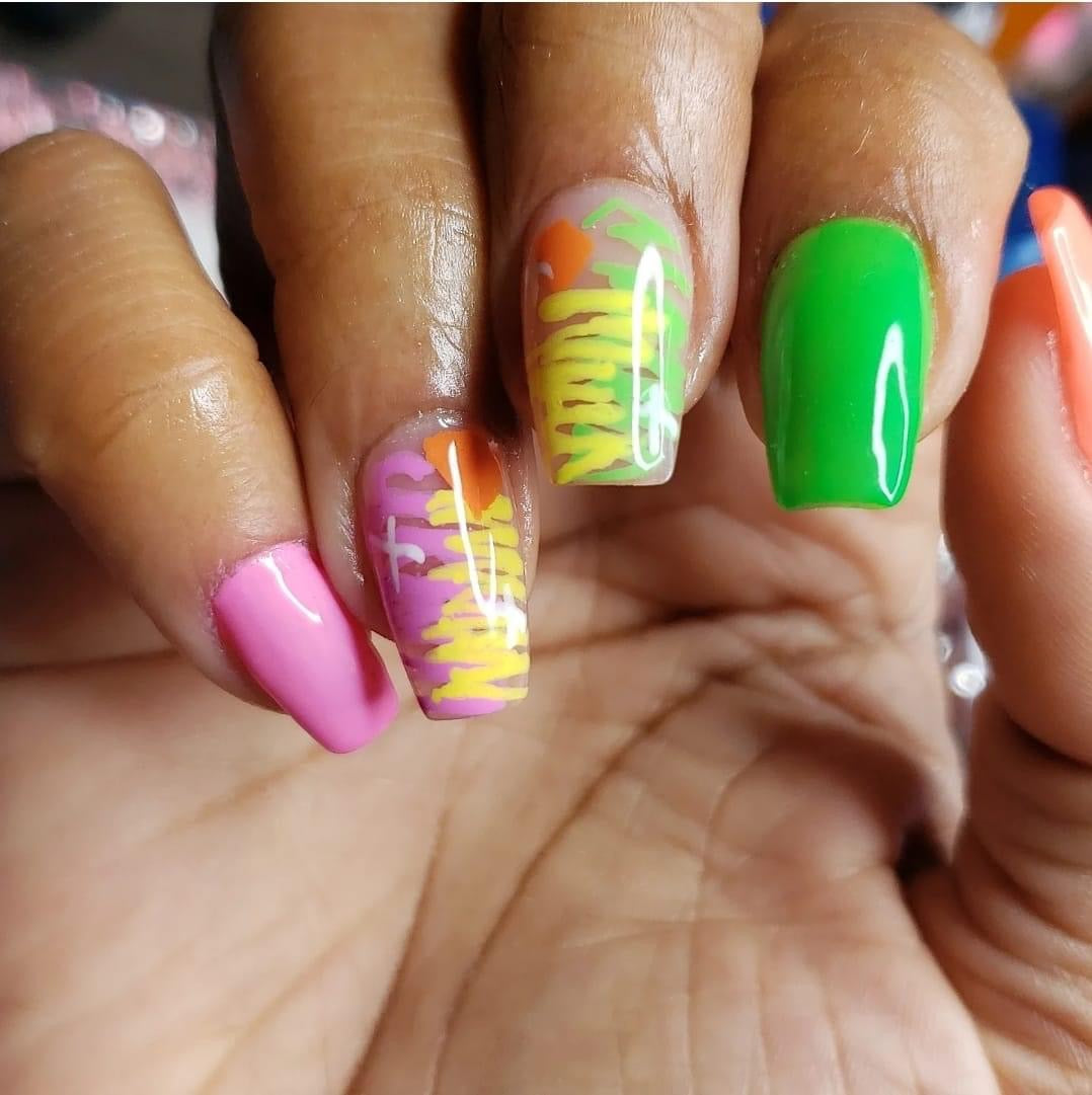 Neon Time (Pudding Gel 3 in 1 Pallet) - Sundara Nails