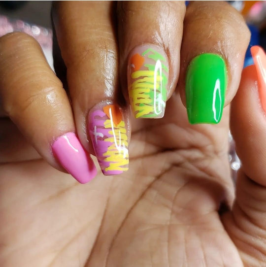 Neon Time (Pudding Gel 3 in 1 Pallet) - Sundara Nails
