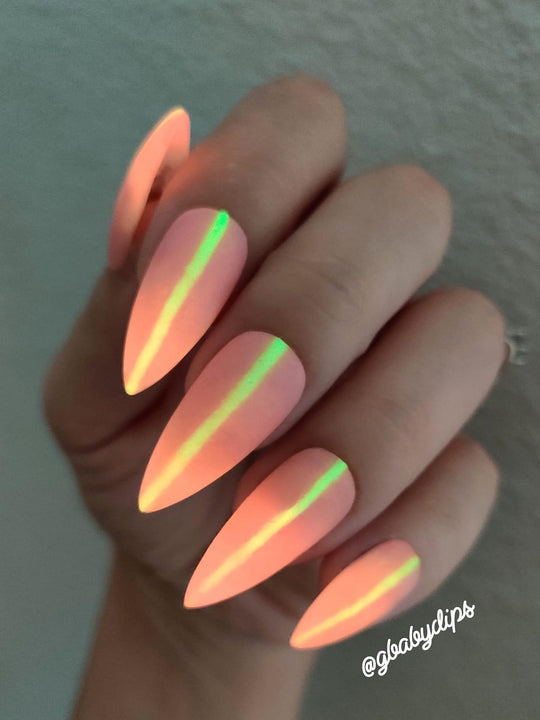 Glow Stick- Glow Acrylic + Dip - Sundara Nails