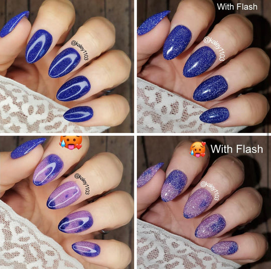 Triple Thermal Reflective Gel Polish Colors Collection- 8 Colors - Sundara Nails