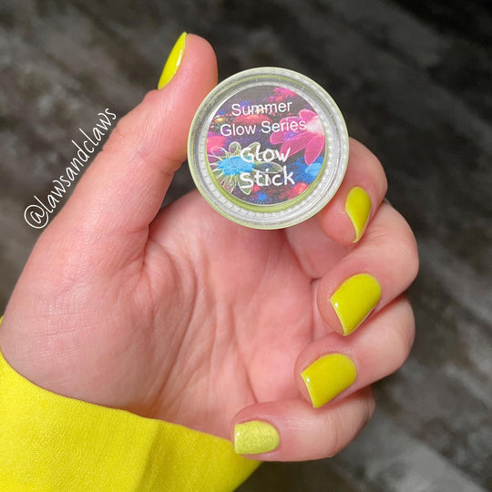 Glow Stick- Glow Acrylic + Dip - Sundara Nails