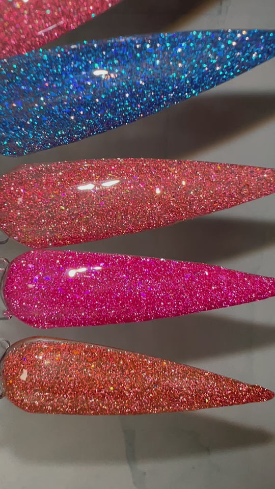 Neon Fireworks Reflective Gel Collection- 8 colors