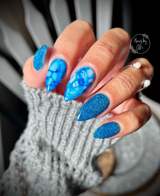 2022 Christmas Blues Gel Polish Collection 6 Colors (Hema Free) - Sundara Nails