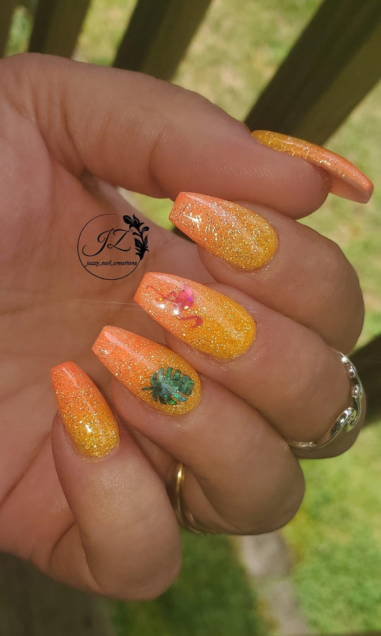 Heather Sizzling Hot Collection- Reflective Dip - Sundara Nails