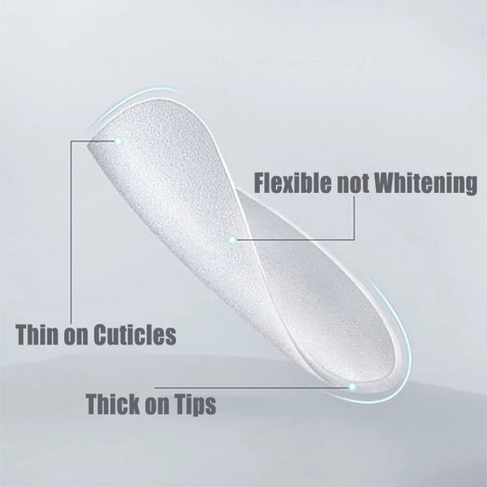 Oval Shapes Soft Gelly Tips