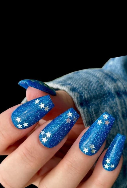 2022 Christmas Blues Gel Polish Collection 6 Colors (Hema Free) - Sundara Nails