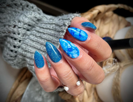 2022 Christmas Blues Gel Polish Collection 6 Colors (Hema Free) - Sundara Nails