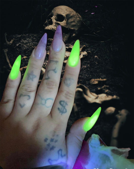 Galaxy Slime- Glow in Dark Builder Gel(Hema free) - Sundara Nails