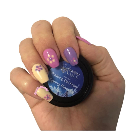 Spring Flowers (Pudding Gel Trio Pallet) - Sundara Nails