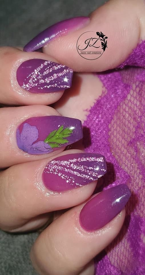 Purple Spider- Reflective Spider Gel - Sundara Nails