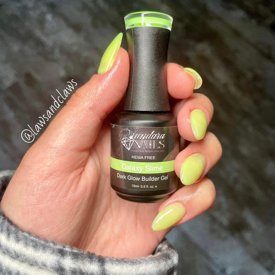 Galaxy Slime- Glow in Dark Builder Gel(Hema free) - Sundara Nails