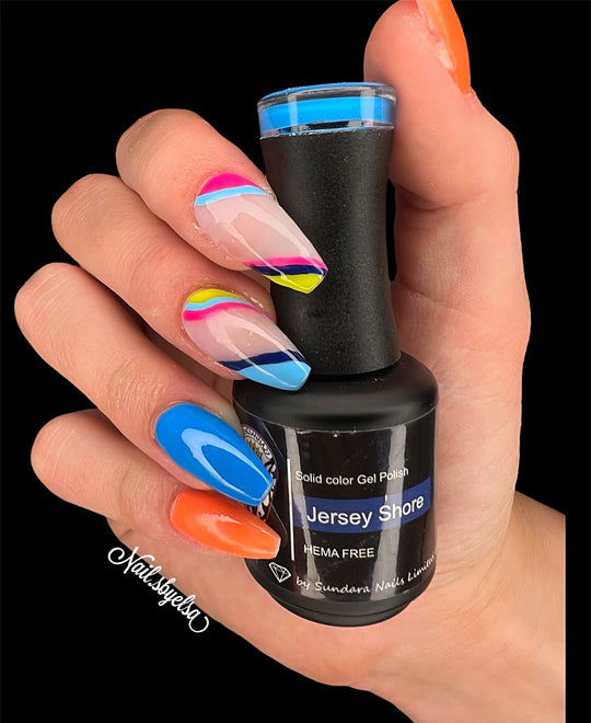 Brighten Your Day (Neon Pudding gel) - Sundara Nails