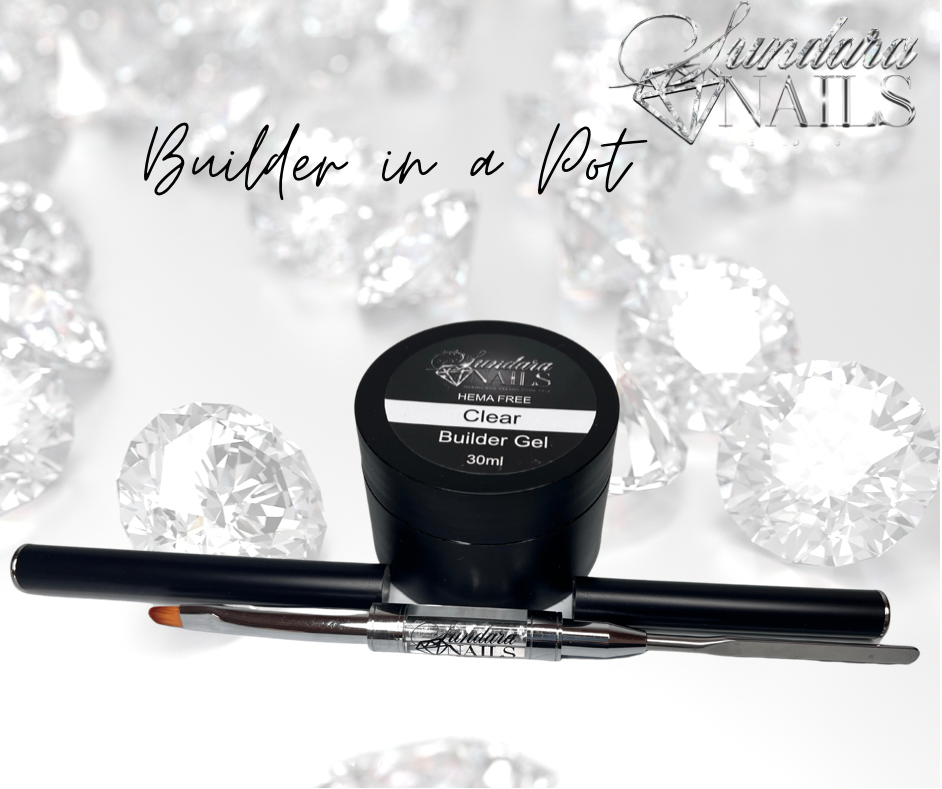Builder Gel in a Pot- Clear - Sundara Nails